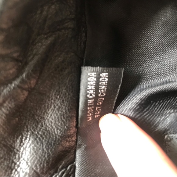 Sandra Angelozzi Black Real Leather Jacket Y2K - Picture 15 of 16